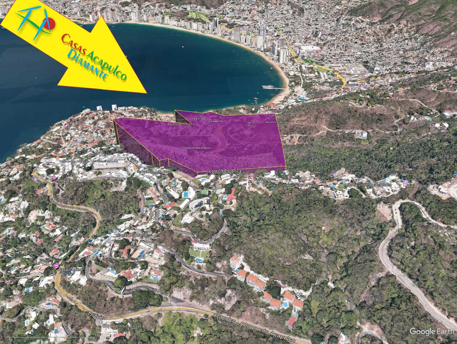 Terreno Lote 39 Escénica - Ubicación satelital y entorno 11